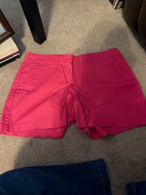 crown & ivy Bright Hot Pink Casual Bermuda Shorts